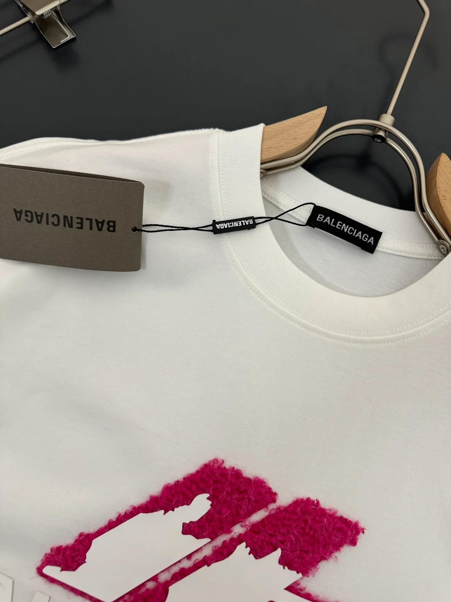Balenciaga* *320g t Breathable logo New Arrival t ， ， Versatile ：Black White Sizes：S M L XL XXL